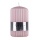 Świeca słupek ryflowana DONAU HOME Alva, 60x90mm, brudny róż