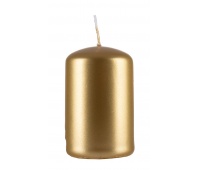 Pillar candle DONAU HOME Advent Gloss, 50x80mm, set of 4, gold