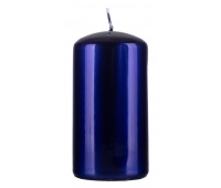 Świeca słupek DONAU HOME Aurora, 60x115mm, kobalt, Świece, Wyposażenie biura