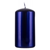 Pillar candle DONAU HOME Aurora, 60x115mm, cobalt