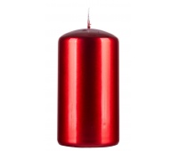 Świeca słupek DONAU HOME Aurora, 60x115mm, rubin, Świece, Wyposażenie biura