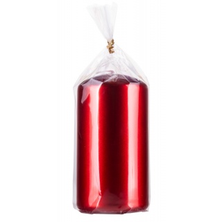 Świeca słupek DONAU HOME Aurora, 60x115mm, rubin, Świece, Wyposażenie biura