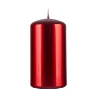 Pillar candle DONAU HOME Aurora, 70x130mm, ruby