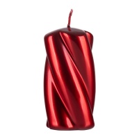 Pillar candle DONAU HOME Laval, 50x100mm, ruby