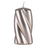 Pillar candle DONAU HOME Laval, 50x100mm, champagne