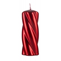 Pillar candle DONAU HOME Laval, 50x130mm, ruby