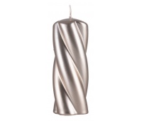 Pillar candle DONAU HOME Laval, 50x130mm, champagne