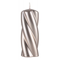 Pillar candle DONAU HOME Laval, 50x130mm, champagne