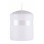 Pillar candle DONAU HOME Milo, 70x90mm, pearl white