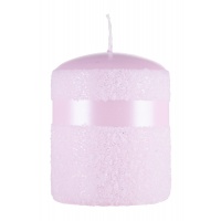 Pillar candle DONAU HOME Milo, 70x90mm, pearl pink
