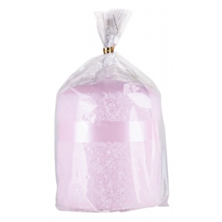 Świeca słupek DONAU HOME Milo, 70x90mm, r&oacute;ż perła, Świece, Wyposażenie biura