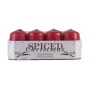 Pillar candle DONAU HOME Spiced Christmas, 40x70mm, set of 4, vanilla, red