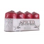 Pillar candle DONAU HOME Spiced Christmas, 40x70mm, set of 4, vanilla, red