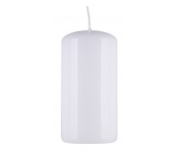Pillar candle DONAU HOME Standard Gloss, 50x100mm, white