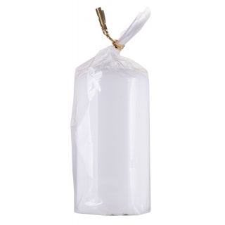 Świeca słupek DONAU HOME Standard Gloss, 50x100mm, biały, Świece, Wyposażenie biura