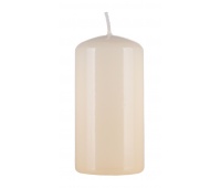 Pillar candle DONAU HOME Standard Gloss, 50x100mm, cream