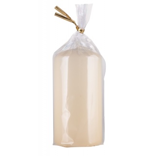 Świeca słupek DONAU HOME Standard Gloss, 50x100mm, kremowy, Świece, Wyposażenie biura