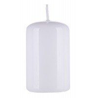 Pillar candle DONAU HOME Standard Gloss, 50x80mm, white