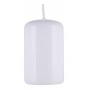 Pillar candle DONAU HOME Standard Gloss, 50x80mm, white