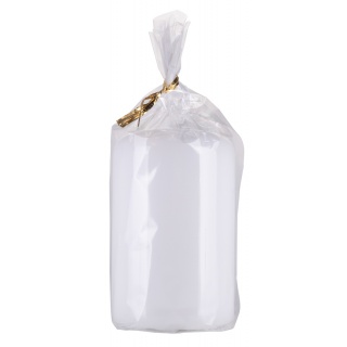 Świeca słupek DONAU HOME Standard Gloss, 50x80mm, biały, Świece, Wyposażenie biura