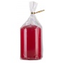 Pillar candle DONAU HOME Standard Gloss, 50x80mm, red