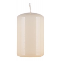 Pillar candle DONAU HOME Standard Gloss, 50x80mm, cream