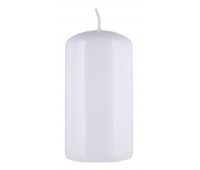 Pillar candle DONAU HOME Standard Gloss, 60x115mm, white