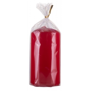 Świeca słupek DONAU HOME Standard Gloss, 60x115mm, czerwony, Świece, Wyposażenie biura