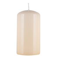 Pillar candle DONAU HOME Standard Gloss, 60x115mm, cream