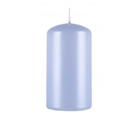Pillar candle DONAU HOME Standard Gloss, 60x115mm, pearl blue