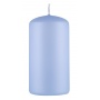 Pillar candle DONAU HOME Standard Gloss, 60x115mm, matte pearl blue