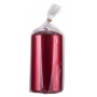 Pillar candle DONAU HOME Standard Gloss, 60x115mm, glossy metallic red