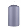 Pillar candle DONAU HOME Standard Gloss, 60x115mm, matte metallic graphite