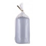 Pillar candle DONAU HOME Standard Gloss, 60x115mm, matte metallic light grey