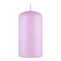 Pillar candle DONAU HOME Standard Gloss, 60x115mm, matte pearl pink