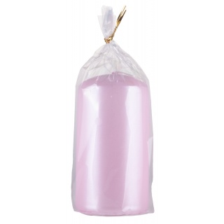 Świeca słupek DONAU HOME Standard Lakier, 60x115mm, r&oacute;żowy perła, Świece, Wyposażenie biura