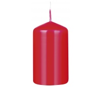 Pillar candle DONAU HOME Spiced Christmas, 40x70mm, set of 4, orange with cloves, red