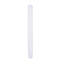Taper candle DONAU HOME Onyx, 22x250mm, set of 4, white