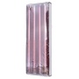 Taper candle DONAU HOME Onyx, 22x250mm, set of 4, red