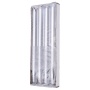 Taper candle DONAU HOME Onyx, 22x250mm, set of 4, silver
