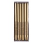 Taper candle DONAU HOME Onyx, 22x250mm, set of 4, gold