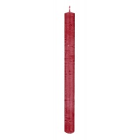 Taper candle DONAU HOME Rustic Classic, 22x250mm, set of 4, red
