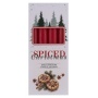 Taper candle DONAU HOME Spiced Christmas, 20x170mm, set of 4, ginger cookies, red