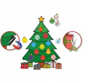 ZESTAW KREATYWNY CHOINKA MAGNETYCZNA BOMBKI, Kreatywne, Zabawki