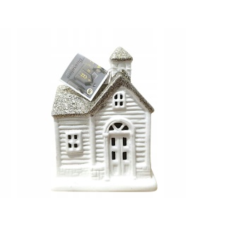 DOMEK CERAMICZNY LED, Boże Narodzenie, Art. świąteczne i okolicznościowe