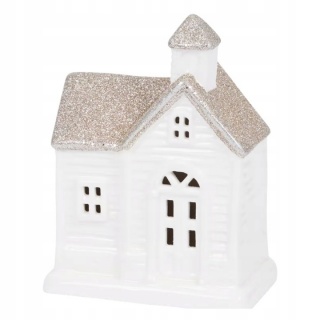 DOMEK CERAMICZNY LED, Boże Narodzenie, Art. świąteczne i okolicznościowe