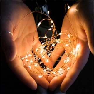 LAMPKI LED 40szt.200cm., Boże Narodzenie, Art. świąteczne i okolicznościowe