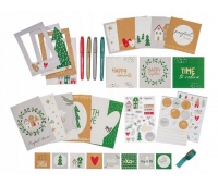 SCRAPBOOK ZESTAW KREATYWNY ŚWIĄTECZNY, Scrapbooking, Art. kreatywne