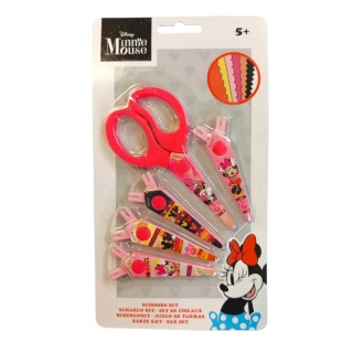 NOŻYCZKI DO WYCINANIA WZORÓW MYSZKA MIKI, Nożyczki i noże do papieru, Galanteria biurowa