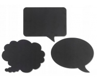 TABLICE MAGNETYCZNE ZESTAW DYMEK 22x17cm.3szt., Tablice magnetyczne, Prezentacja